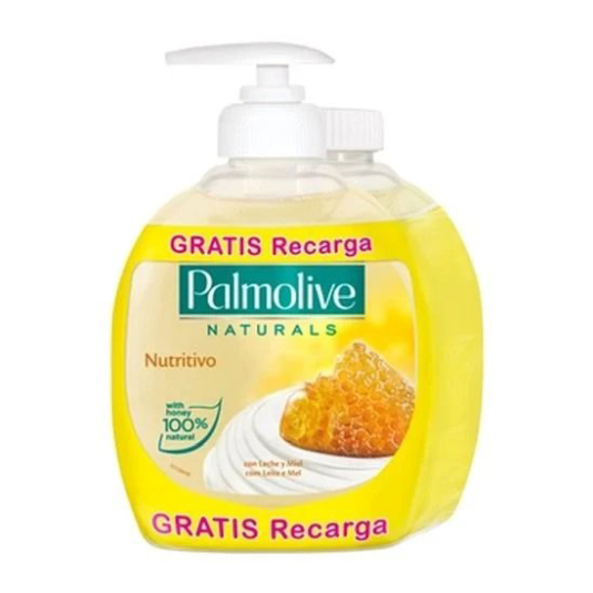 palmolive jabon manos miel dosificador + recambio