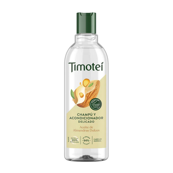 timotei champu y acondicionador delicado aceite almendras dulces 400ml