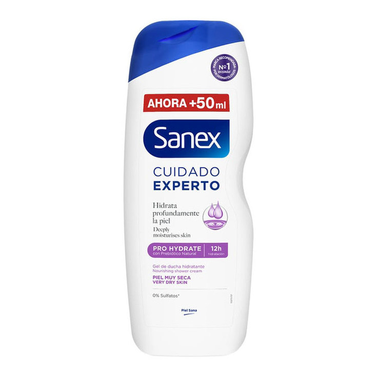 sanex pro hydrate gel de ducha piel muy seca 600ml