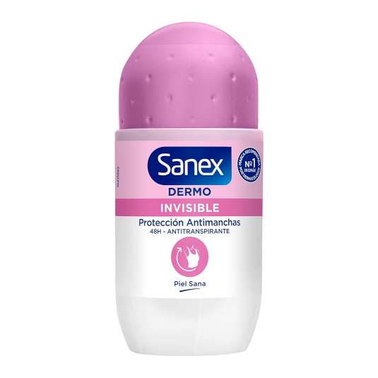 sanex desodorante ph balance dermo invisible en roll-on