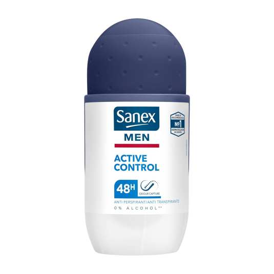 sanex men active control 48h antitranspirante roll on 50ml