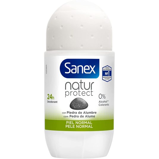 sanex desodorante natur protect alumbre roll on 50ml