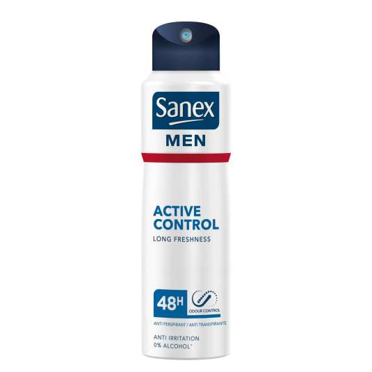 sanex men active control desodorante 48h spray 200ml
