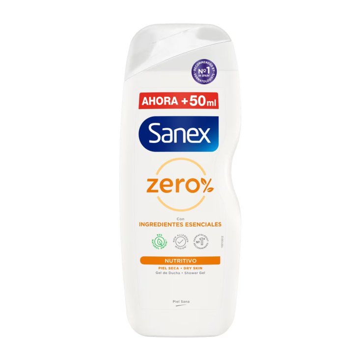 sanex zero gel de ducha piel seca 600ml