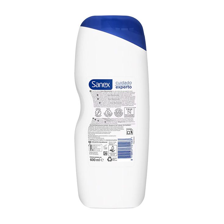 gel sanex cuidado experto rejuvenecedor 600ml