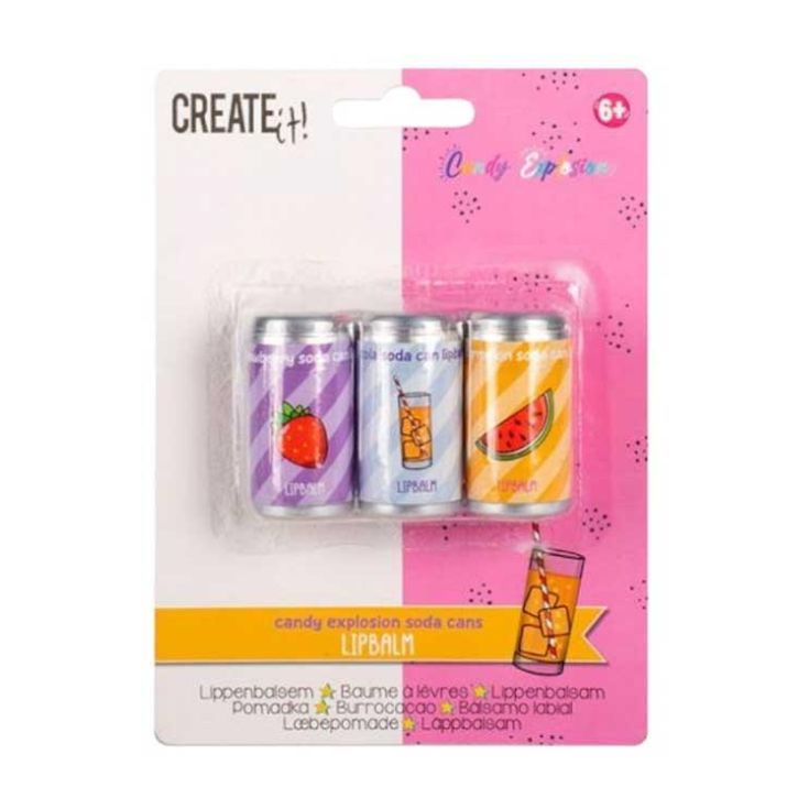 create it! candy lip balm 3x cans create it! candy lip balm 3x cans