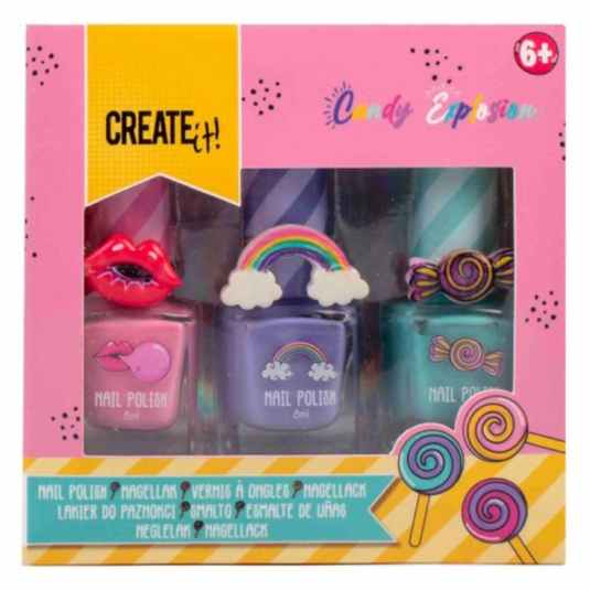 create it! candy nailpolish 3-pack rings b