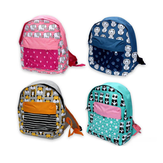 mochila infantil animales salvajes