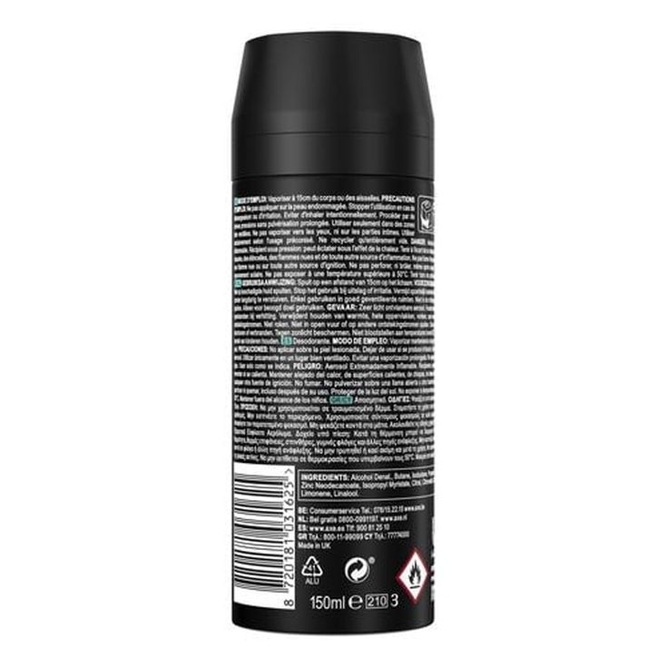 axe apollo desodorante bodyspray 150ml
