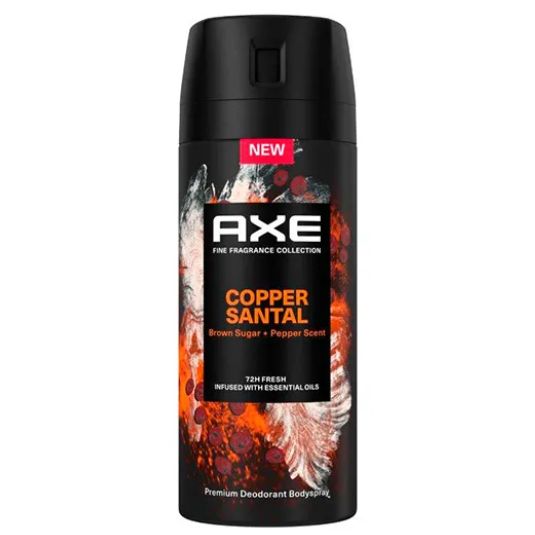 axe colletion desodorante copper santal 150ml