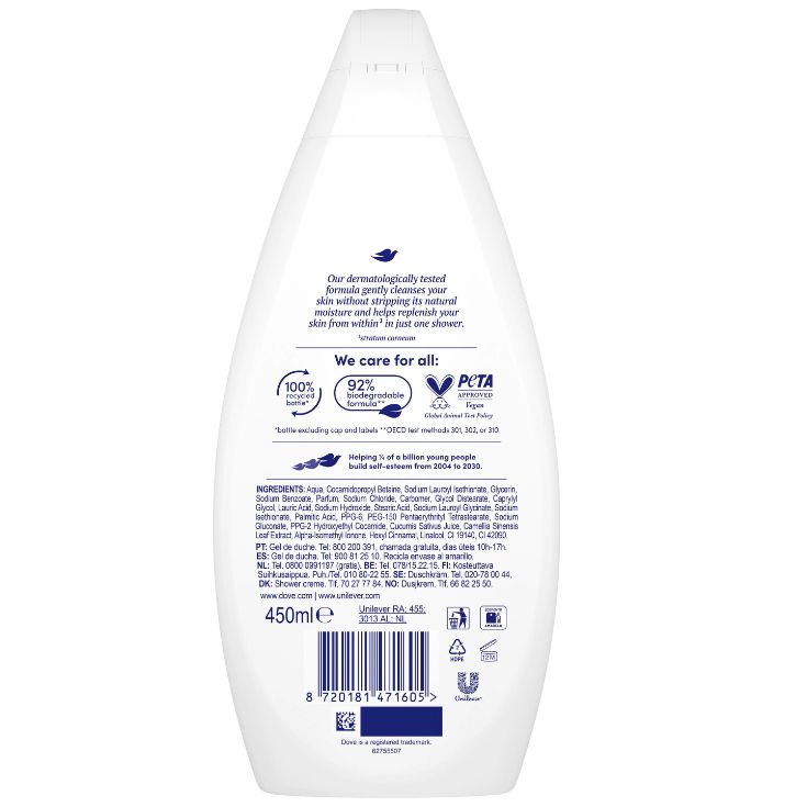 gel dove cuidado fresco 720 ml