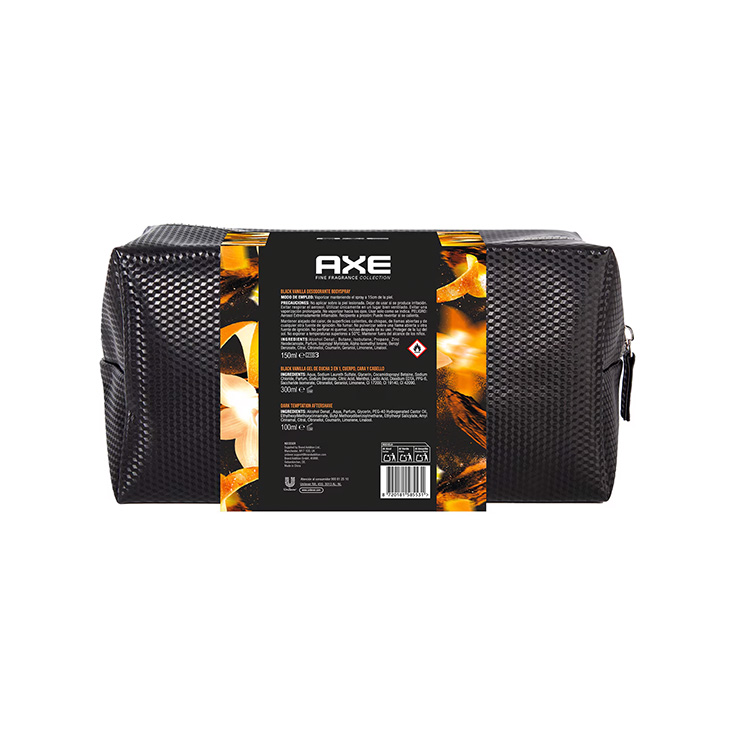 neceser axe black trio estuche 3 piezas