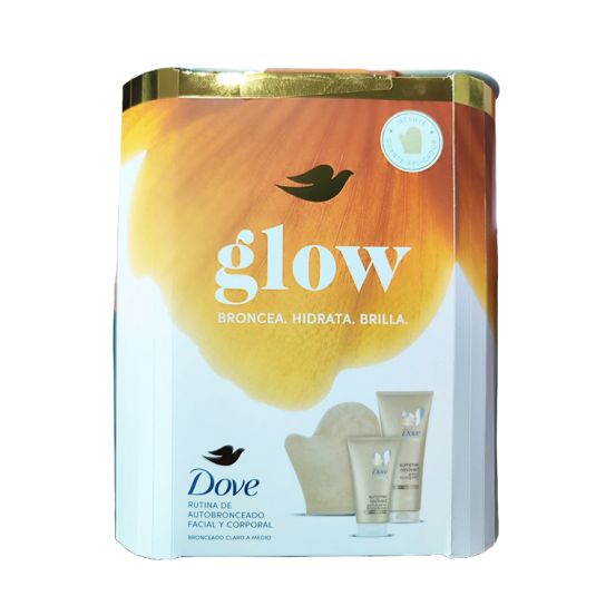 pack dove autobronceador glow summer