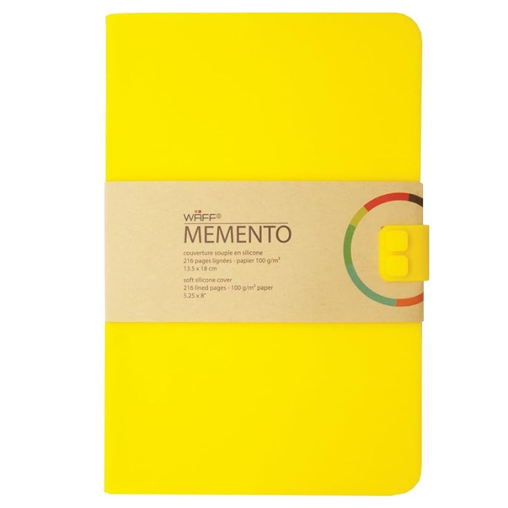 libreta waff lisa mediana amarillo libreta waff lisa mediana amarillo