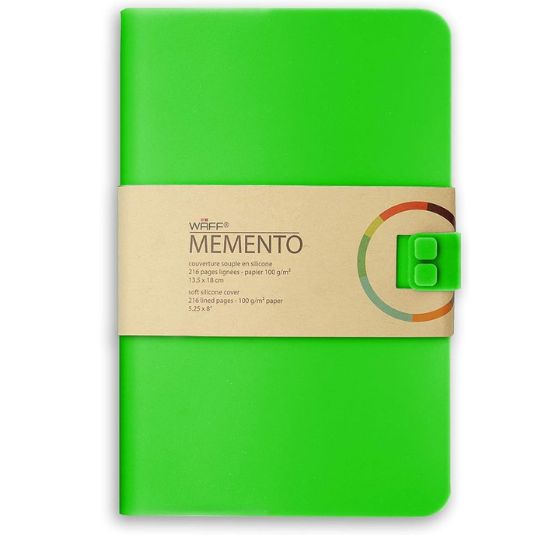 libreta waff lisa mediana verde
