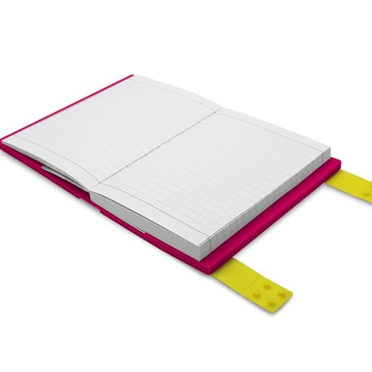 libreta waff pins mediana fucsia