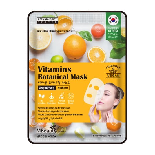 mbeauty mascarilla botanica facial vitaminas iluminadora