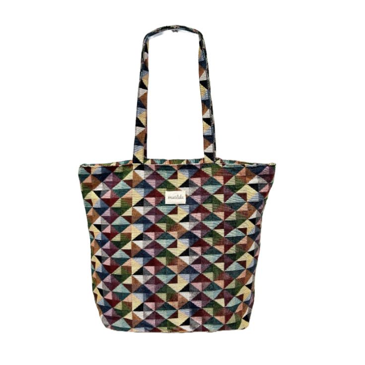 totebag grande matilda estampado trangulos totebag grande matilda estampado trangulos