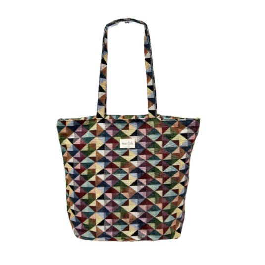 totebag grande matilda estampado trangulos