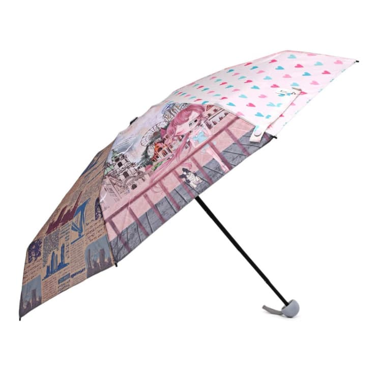 Paraguas plegable automático con funda