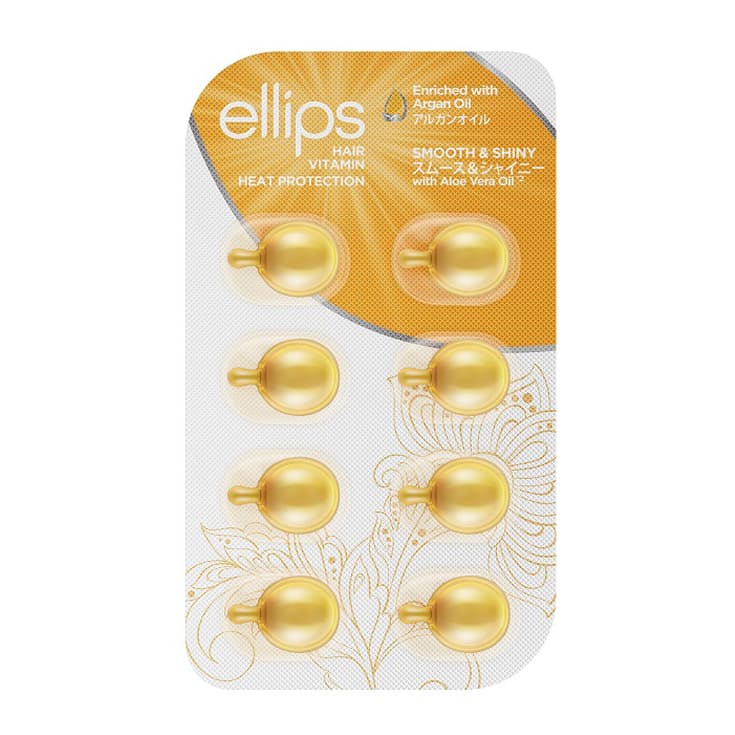 ellips suavidad & brillo vitaminas capilares aceite de argan 8 capsulas