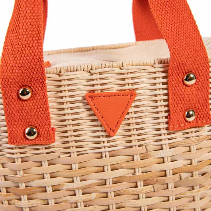 bolso de mimbre cuadrado asa bandolera surtido