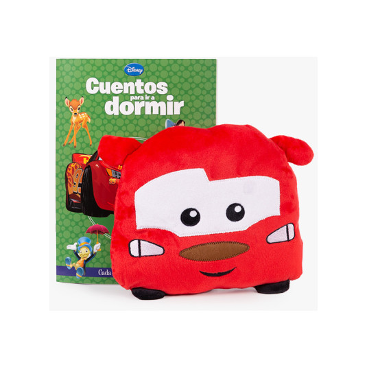 cuento infantil disney + cojin rayo mcqueen