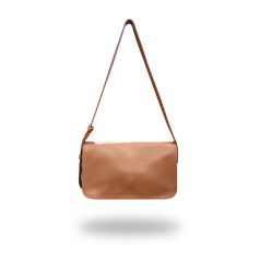 javier larrainzar bolso solapa cuero marron