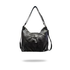 javier larrainzar bolso mochila piel negro