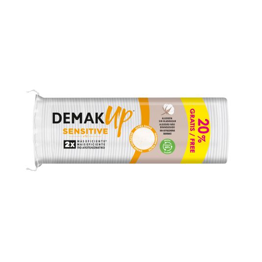 demak up sensitive discos algodon 60+12ud