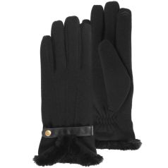 isotoner guantes microfibra mujer negros