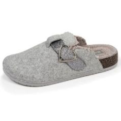 isotoner zapatillas sabots gris chine