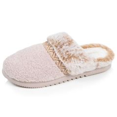 isotoner zapatilla mules beige 