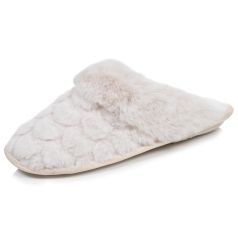 isotoner zapatillas mules marfil mujer