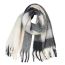 ISOTONER ECHARPE GRIS/VERDE 86047