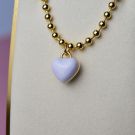 PULSERA SMLT CORAZON BLANCO ONL