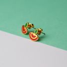 PENDIENTE ROJO VERDE ONL