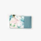 MONEDERO TARJETERO FLORES AZUL 80028 ONL*