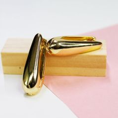 pendientes dorados alargados
