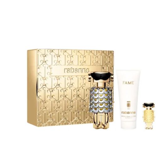 rabanne fame eau de parfum 80ml cofre 3 piezas