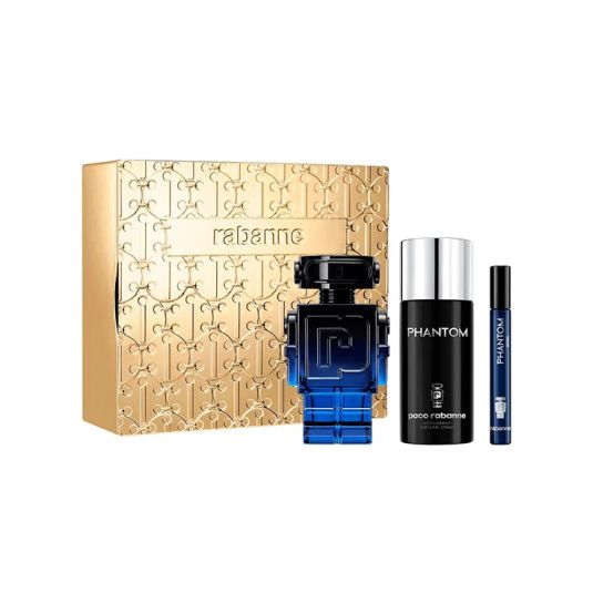 rabanne phantom intense parfum 100ml cofre 3 piezas