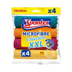 spontex bayeta microfibra 4u xxl