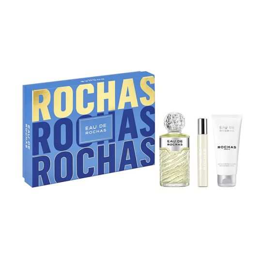 eau de rochas eau de toilette 100ml cofre 3 piezas