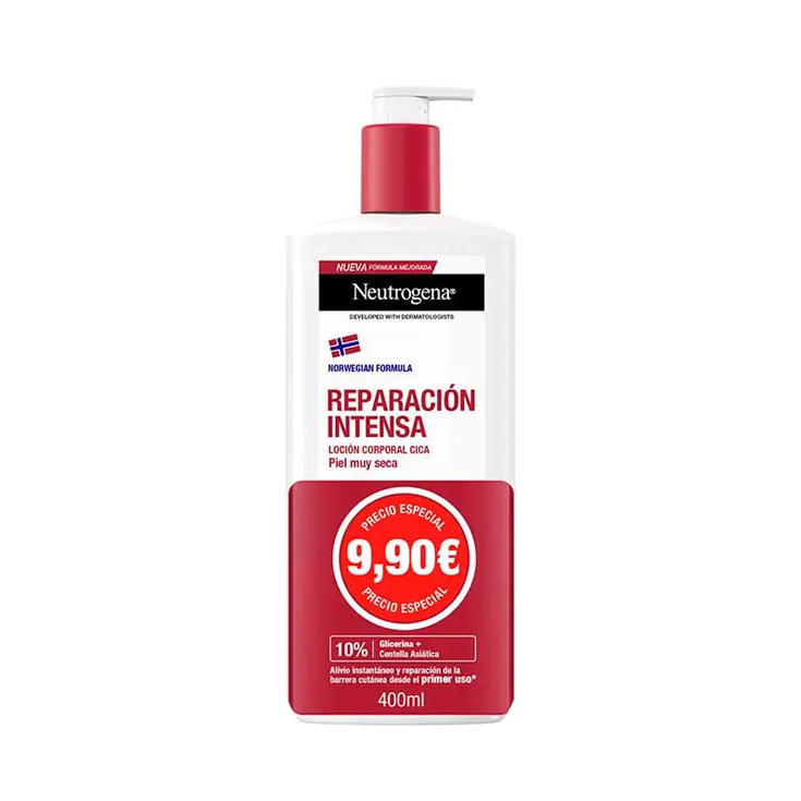 neutrogena locion corporal reparación intensa 400ml neutrogena locion corporal reparación intensa 400ml