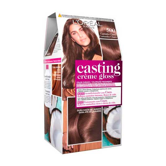 casting creme gloss tinte sin amoniaco castaño claro nº 500 