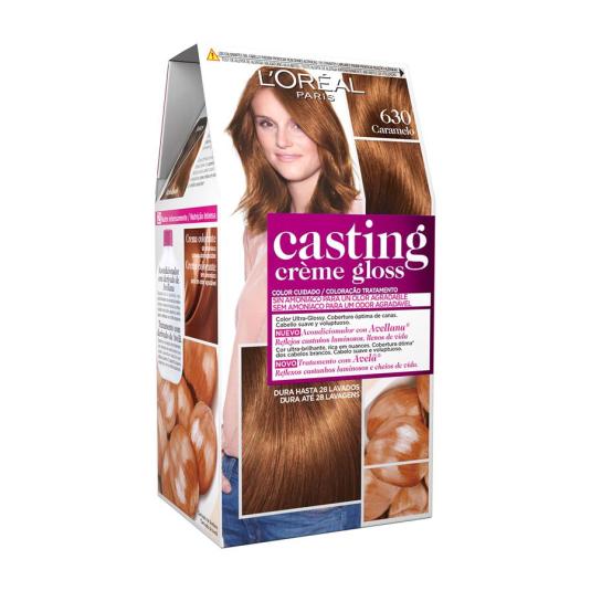 casting creme gloss tinte sin amoniaco caramelo nº 630 