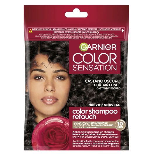 color sensation champu retouch 3.0 castaño oscuro