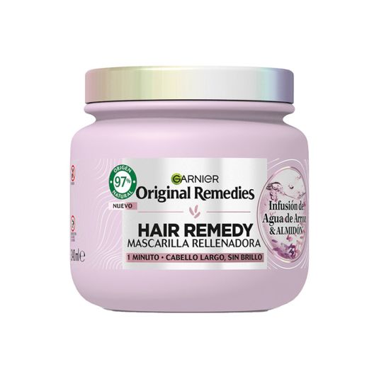 original remedies mascarilla pelo de agua de arroz&almidon 340ml