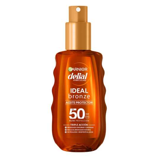 delial ideal bronze aceite protector solar spf50 150 ml