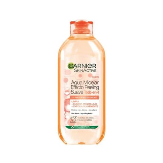 garnier skin active efecto peeling agua micelar 400ml